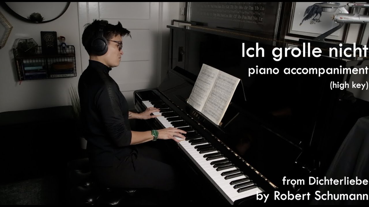 Ich grolle nicht piano accompaniment | from Dichterliebe by Robert Schumann