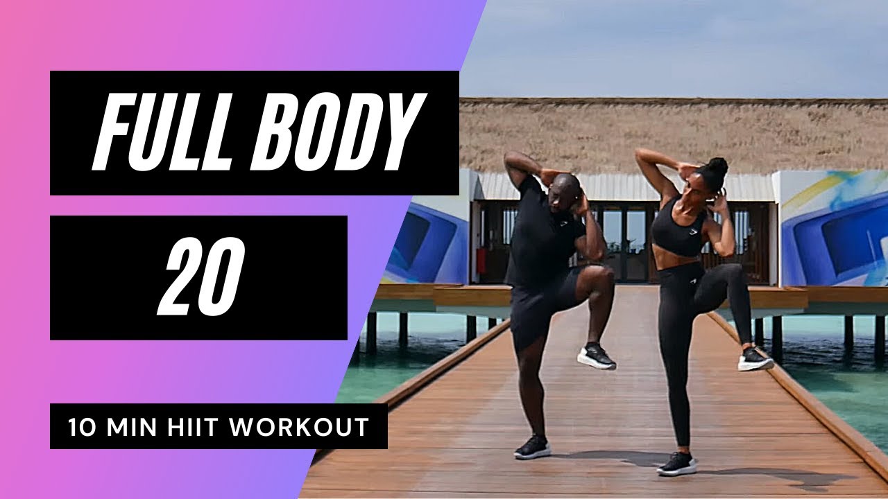 10 MIN FULL BODY WORKOUT / HIIT | MrandMrsMuscle