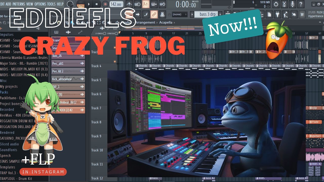 🔥🐸 Crazy Frog - EdDie FLS (FESTIVAL REMIX)🔥🐸