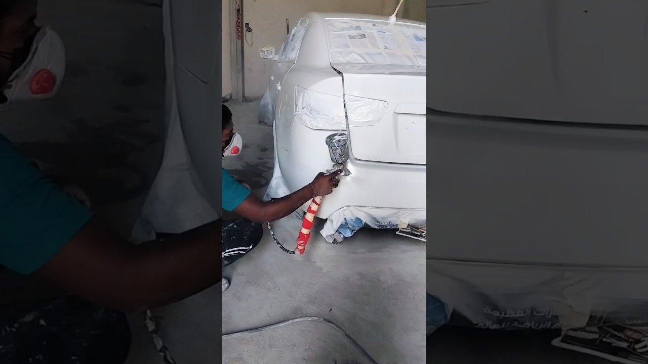 car painting || full paint process video || work shop video