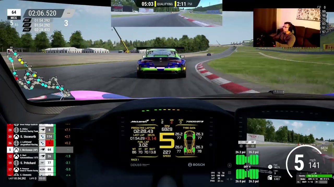 ACC - RCUK R1 - NURBURING - MCLAREN - GT3 - GREAT RACING !!