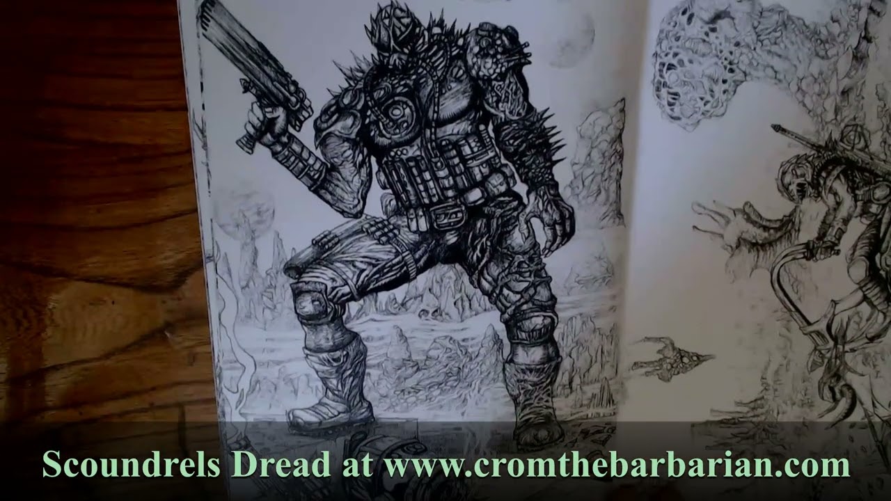 Limited Edition Scoundrels Dread #artbook #extrememetal #art #conceptart #scifiart #darkfantasyart