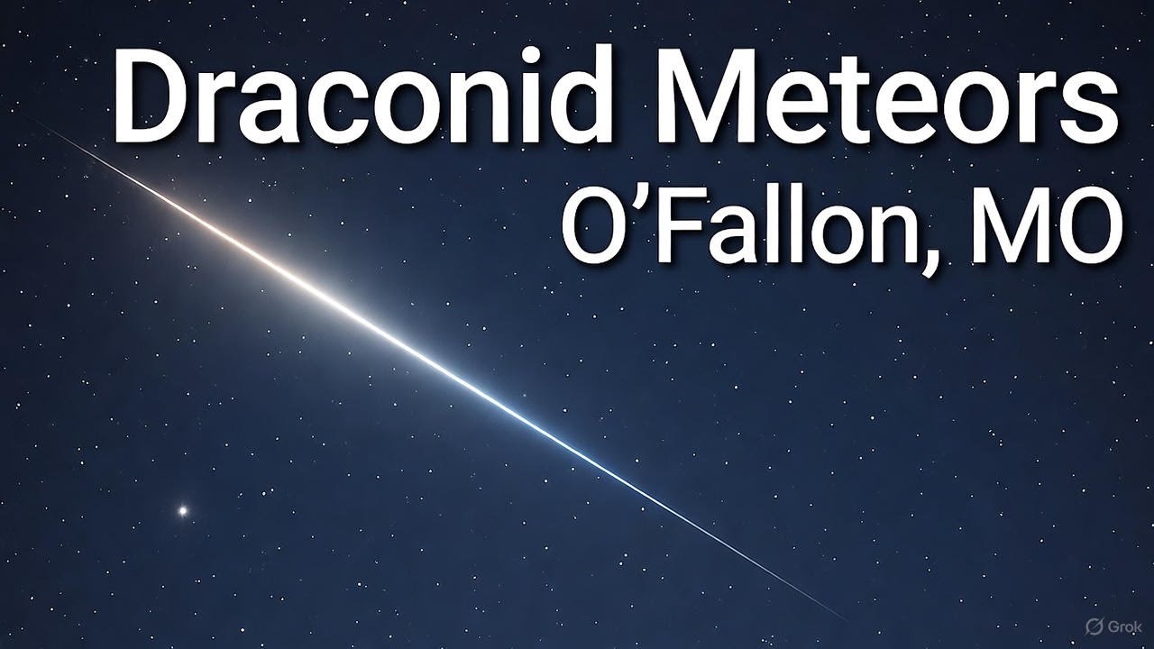 Draconid Meteor Shower - Live from O'Fallon, MO!