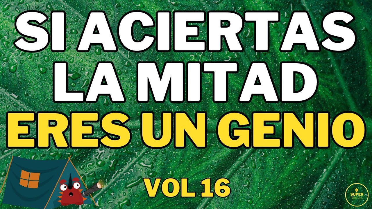 40 Preguntas de Cultura General DIFÍCILES Y SIN OPCIONES 🤓🧠🌍 #examen #test #quiz #tecnologia #cine