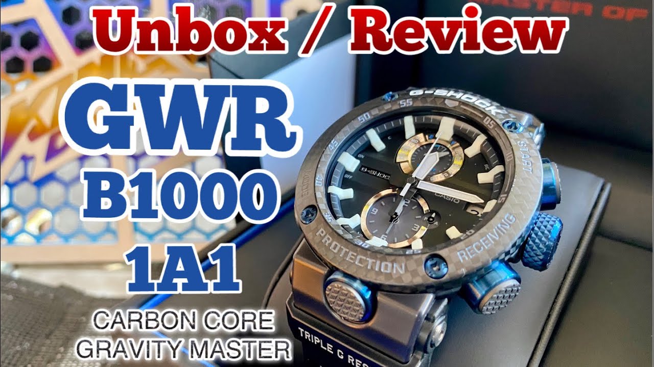 ĐẬP HỘP & REVIEW ĐỒNG HỒ GWR B1000 1A1 BLUE CARBON CORE GRAVITY (Vietnam)