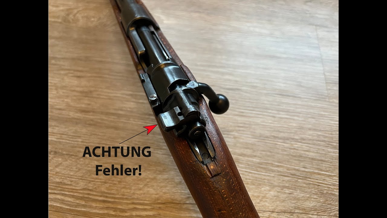 K98 Verschluss falsch zerlegt / Was nun??