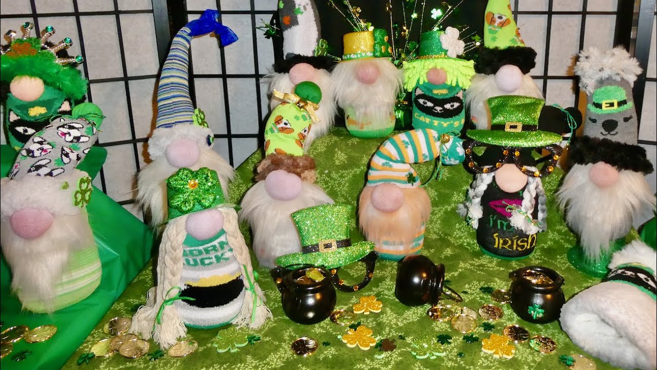 DIY St. Patrick's Day Gnomes, Cute Hats & Hair by Crafting with Penny