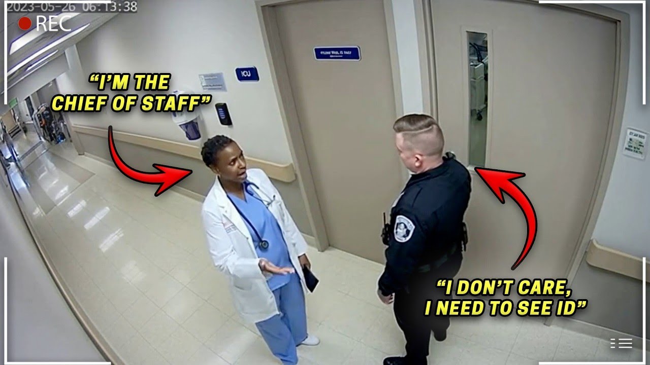 Hospital Officer Demands ID From Black Doctor in Scrubs &ndash; She's His Boss, Fired Immediately |BODYCAM