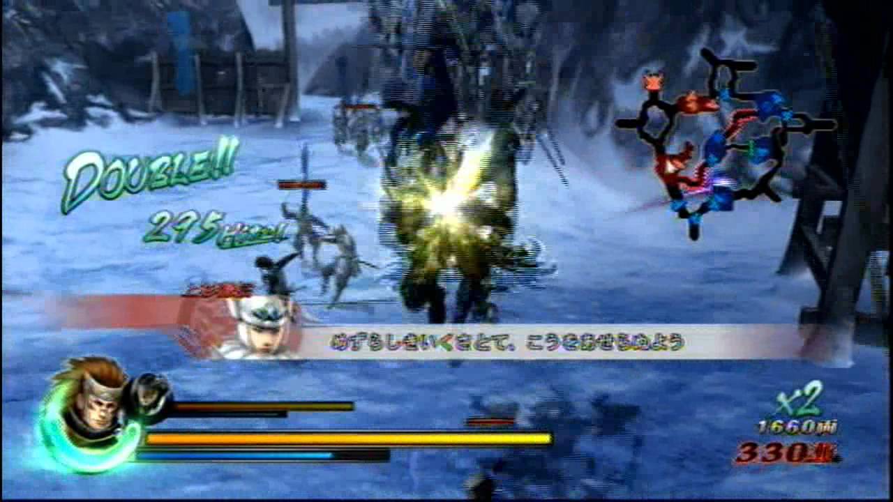 Sengoku Basara 3 Utage: Kotaro & Sasuke Tagteam Gameplay