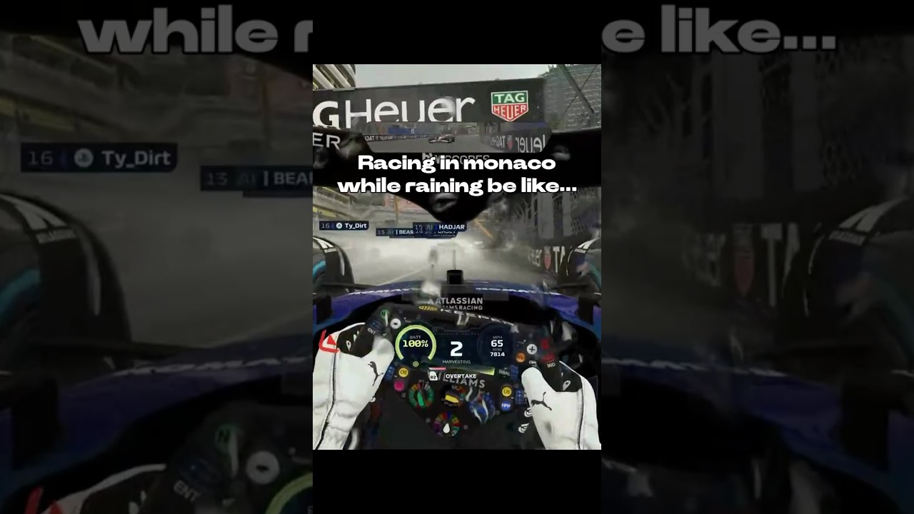 Pure chaos 🤣 Whats the AI doing lol? #viral #gaming #f125gameplay #simracing