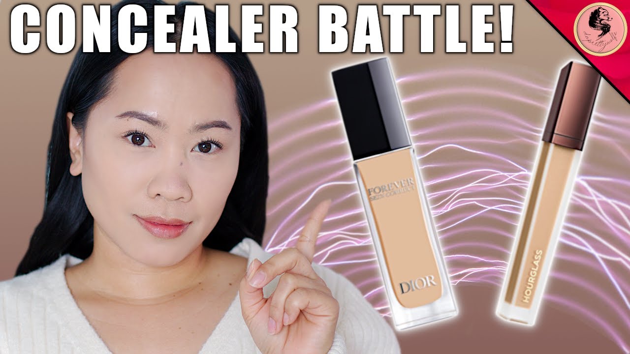 Битва роскошных консилеров! | DIOR Forever Skin Correct против консилера Hourglass Vanish™ Airbrush