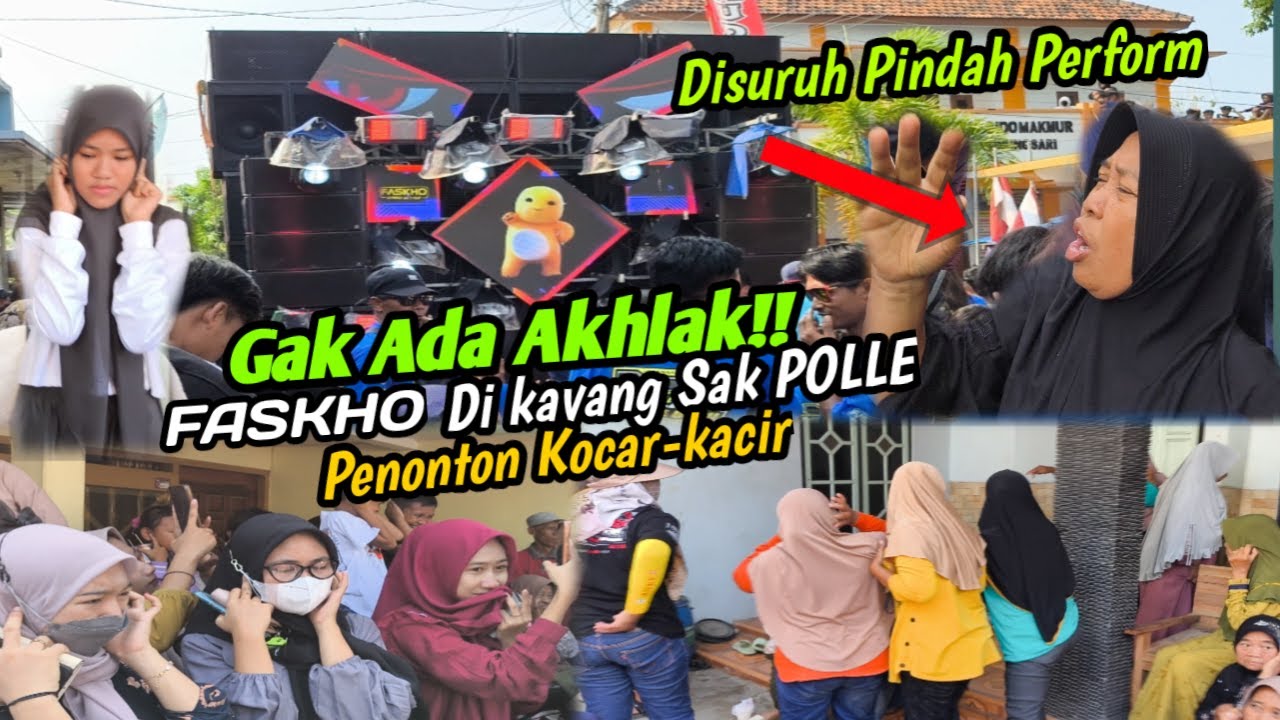GAK ADA AKHLAK ❗ Faskho Di Kayang Sak Polle Penonton Kocar-kacir🔥