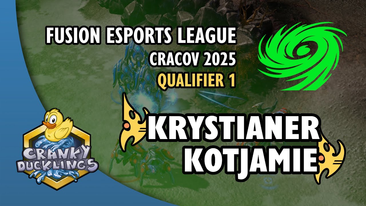 Krystianer vs KotJamie - PvP | Fusion Esports League Cracov 2025: Qualifier 1 | SC2 Tournament