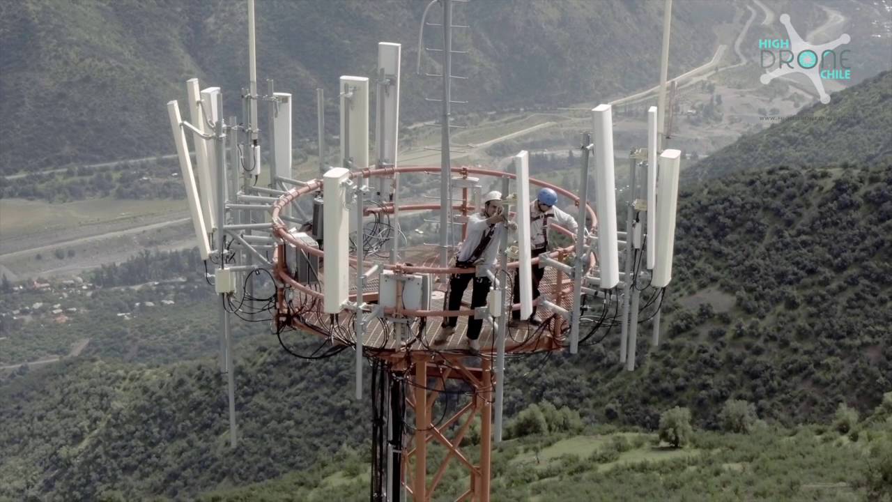 Inspección Antenas de Telecomunicaciones - High Drone Chile