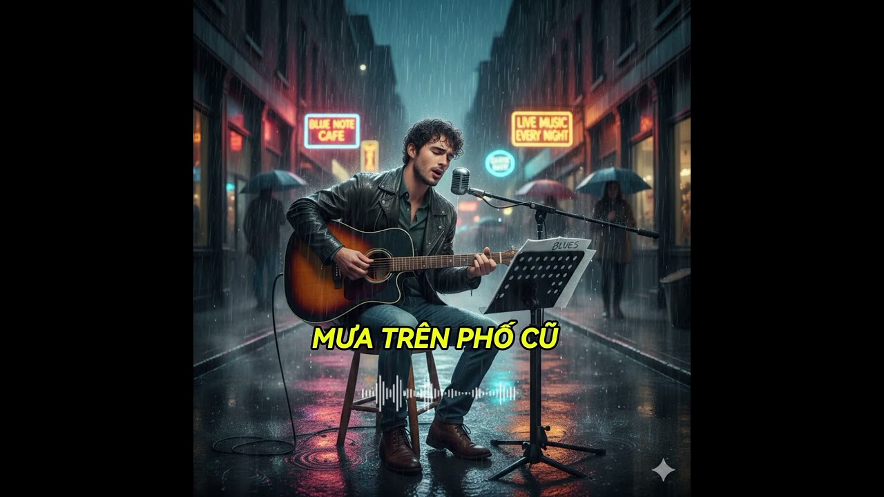 MƯA TRÊN PHỐ CŨ - #rock | Feng Music & Suno AI - #guitar #nhachaymoingay 