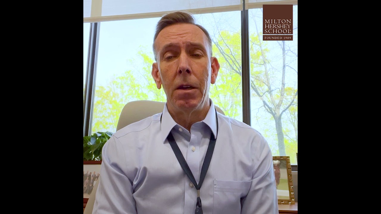 Penn State College of Medicine Interim Dean Offers Advice to MHS Seniors—Milton Hershey School