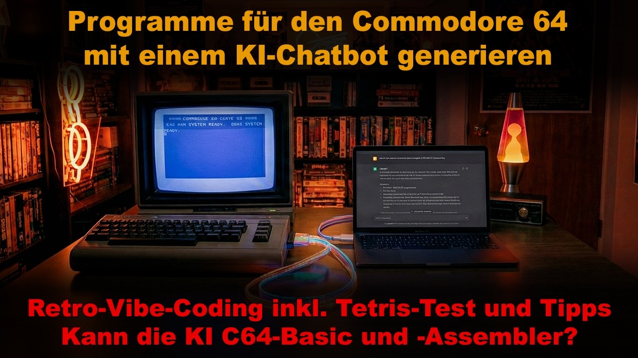 C64-Assembler- und Basic-Programme mit KI erstellen? Test, Tutorial und Tipps zum Retro Vibe Coding