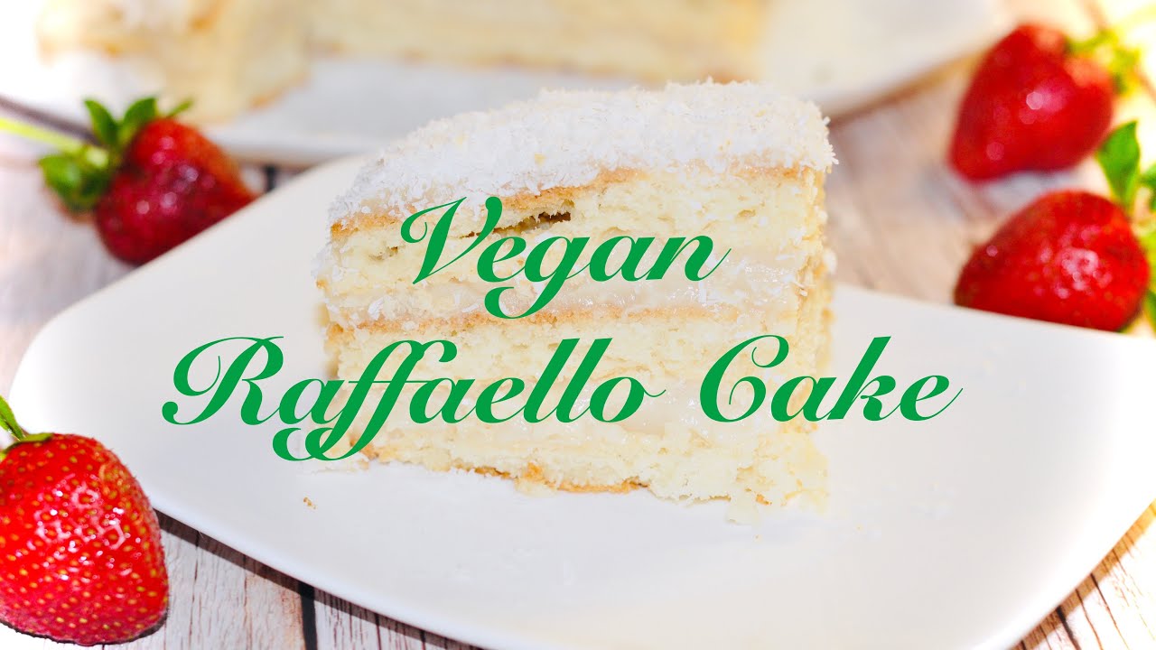 Постный Торт Рафаэлло за 5 минут Всё смешал и Готово! Vegan Raffaello Cake in 5 minutes