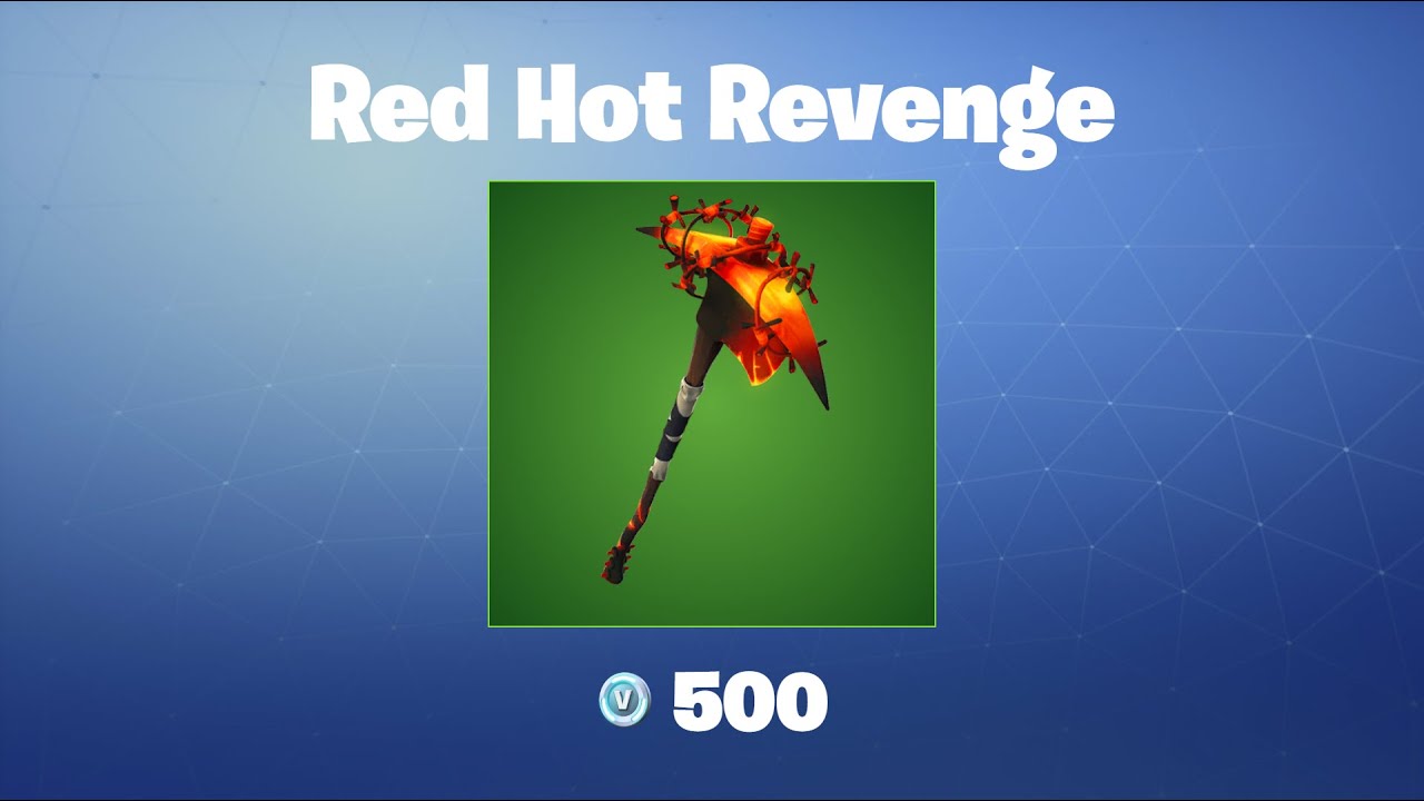 Red Hot Revenge | Fortnite Pickaxe