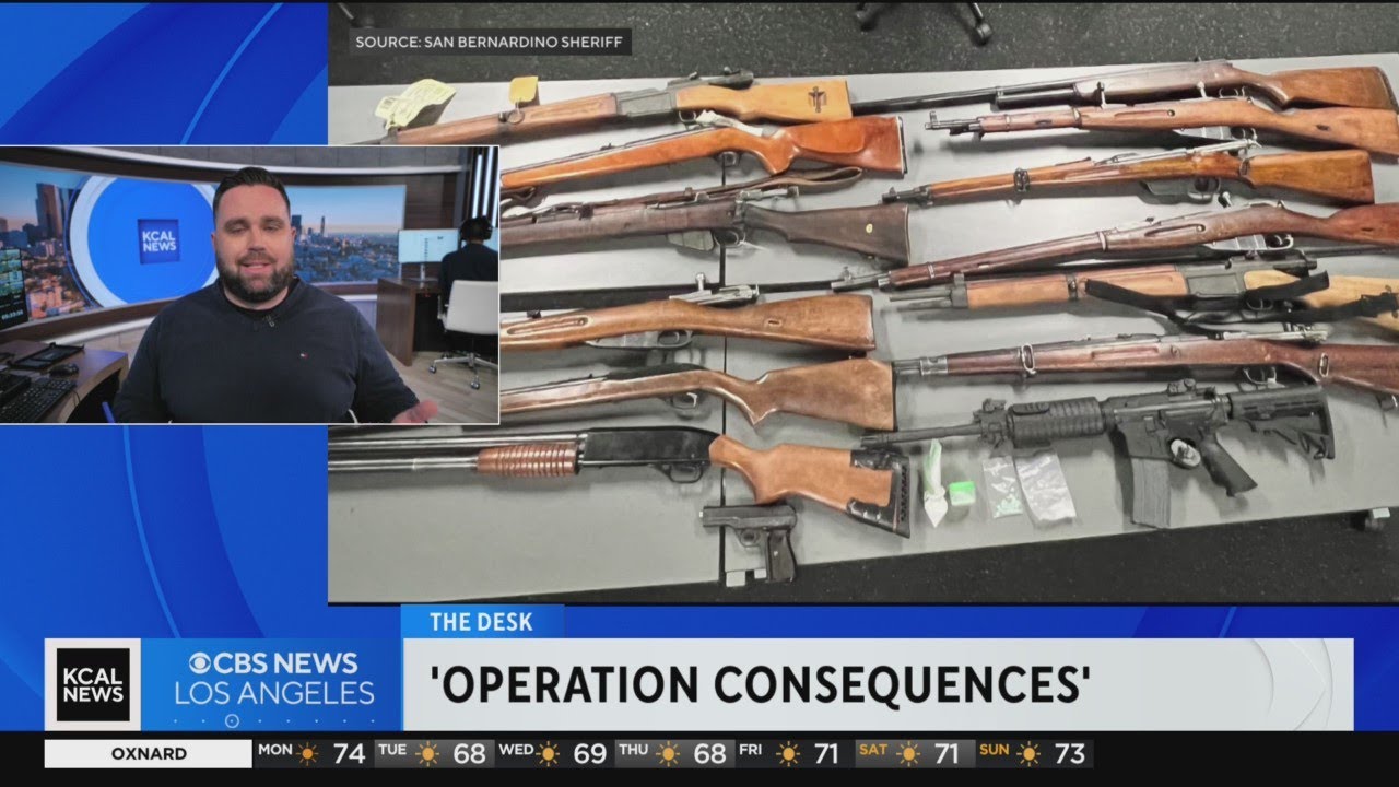 San Bernardino deputies seize thousands of pounds of meth and dozens of guns