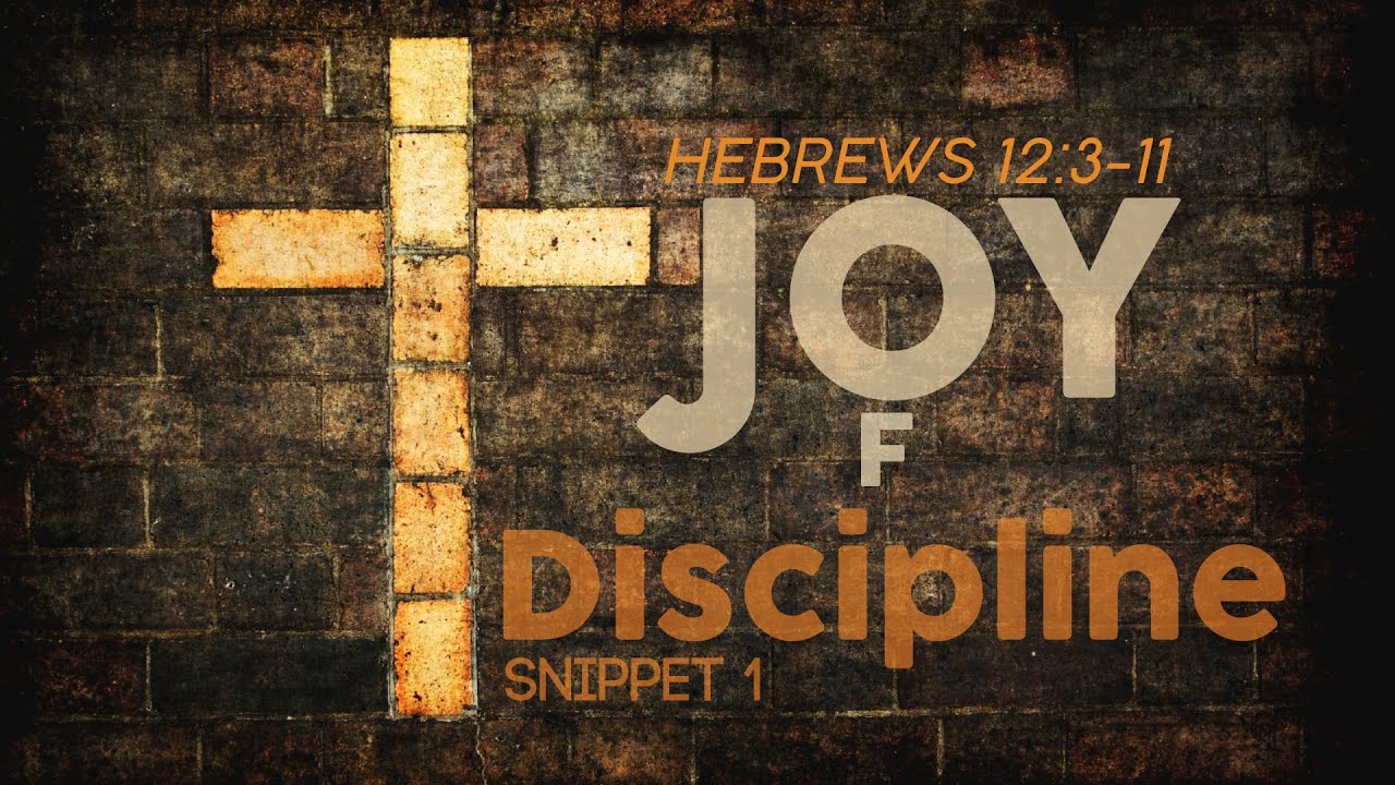 Joy In Discipline Hebrews 12:3-11 (Snippet)