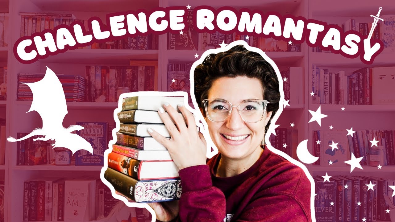 🐉 🩷Ma pile à lire pour le challenge romantasy !