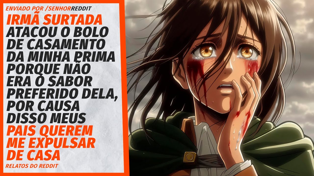 Minha irmã MIMADA atacou o bolo de casamento da minha prima