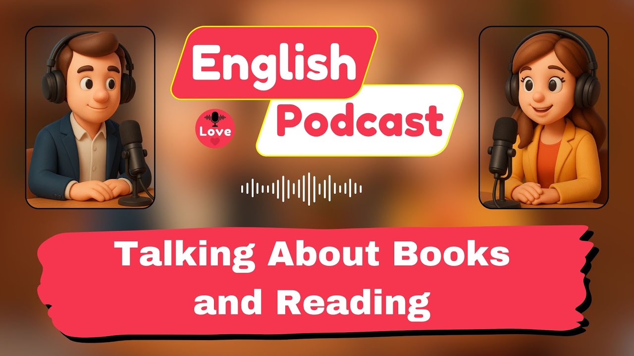 Talk About Books in English: Easy Reading Conversation for Beginners! | English Podcast #esl