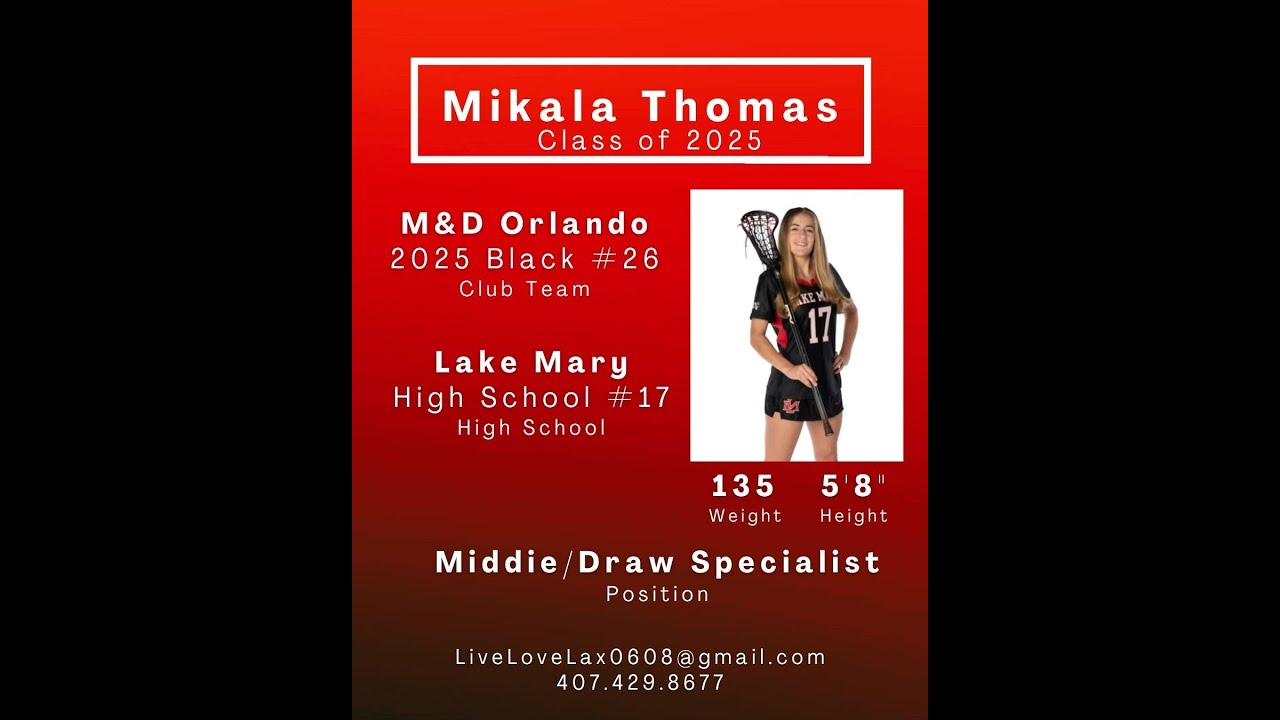 Application Highlight Reel 2023 Mikala Thomas
