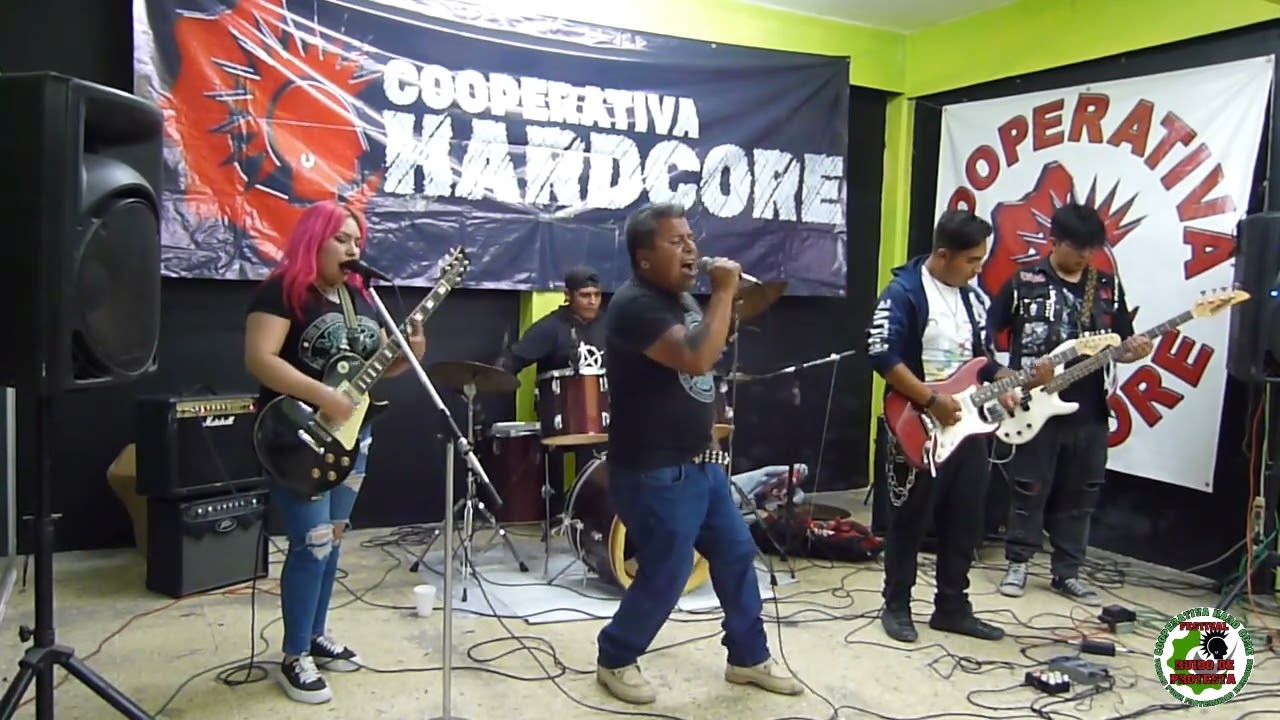 MUERTE NEGRA EN EL TERCER FESTIVAL RUIDO DE PROTESTA, UNIDAD PUNK,FRATERNIDAD Y RESISTENCIA.