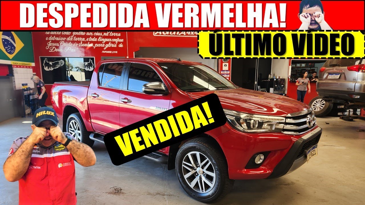 EP. 1018// 440 MIL KM - Hilux Incrivelmente VERMELHA ÚLTIMO SERVIÇO: Rolamento PONTA de EIXO Revisão