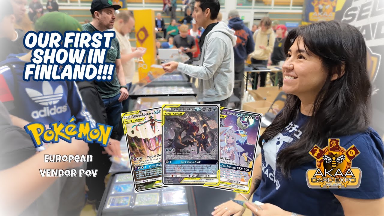 SO MANY TAG TEAM SALES | European Pokemon Vendor POV | Akaa Card Expo Pt. 1