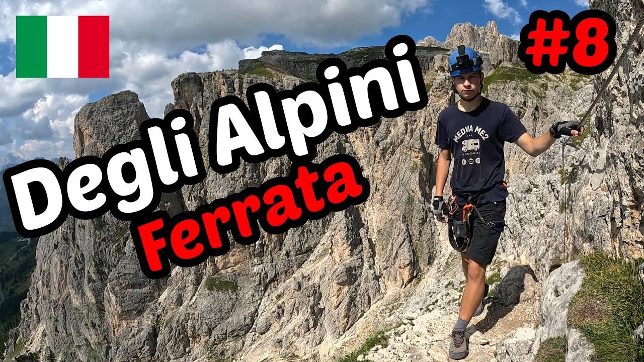Nenáročná Krátká Ferrata Degli Aplini U Passo di Falzarego - Cortina d'Ampezzo | #8