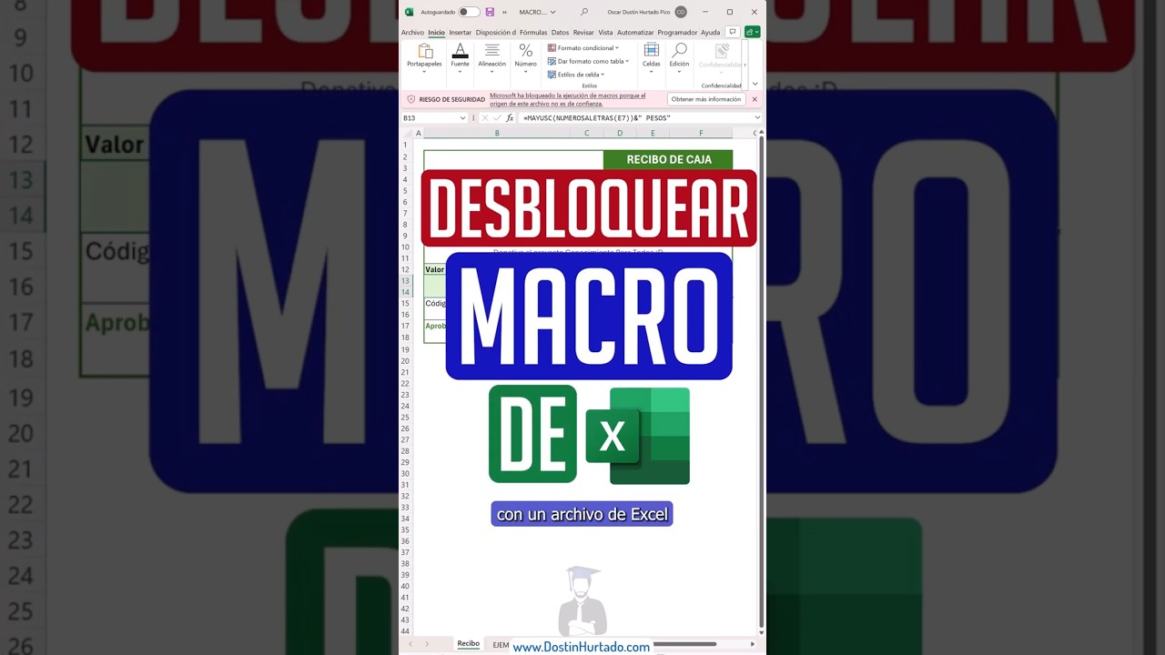🔒 &iquest;Excel BLOQUEADO? Como Desbloquear Macros de #Excel 🔓