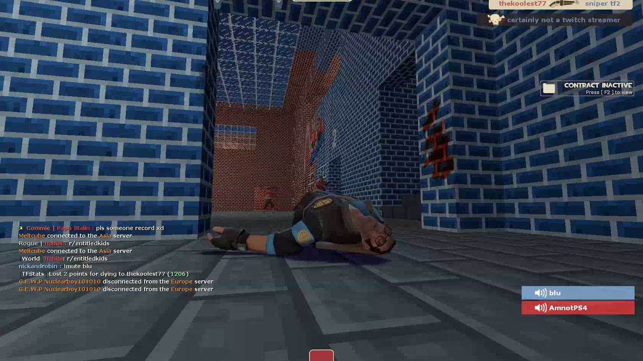 Kid on TF2 cries after being disqualified from a boxing match (language warning??)