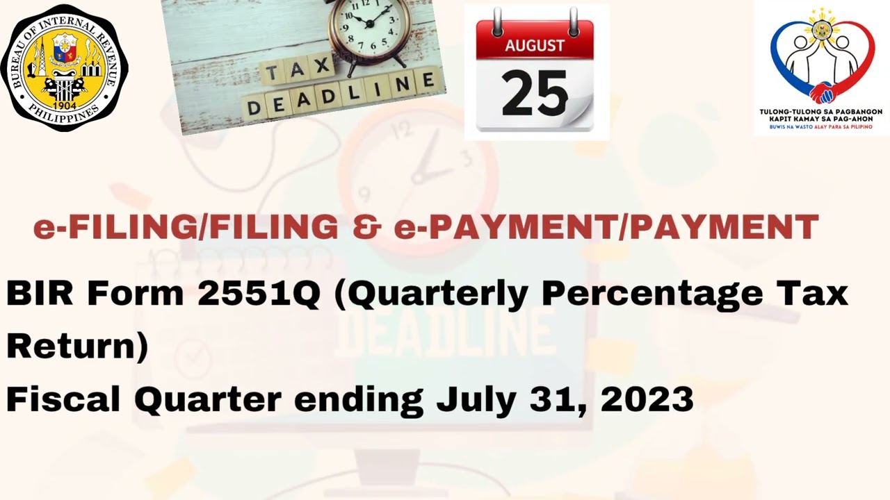 Reminder dear Taxpayers📣Save the date,don't be late!