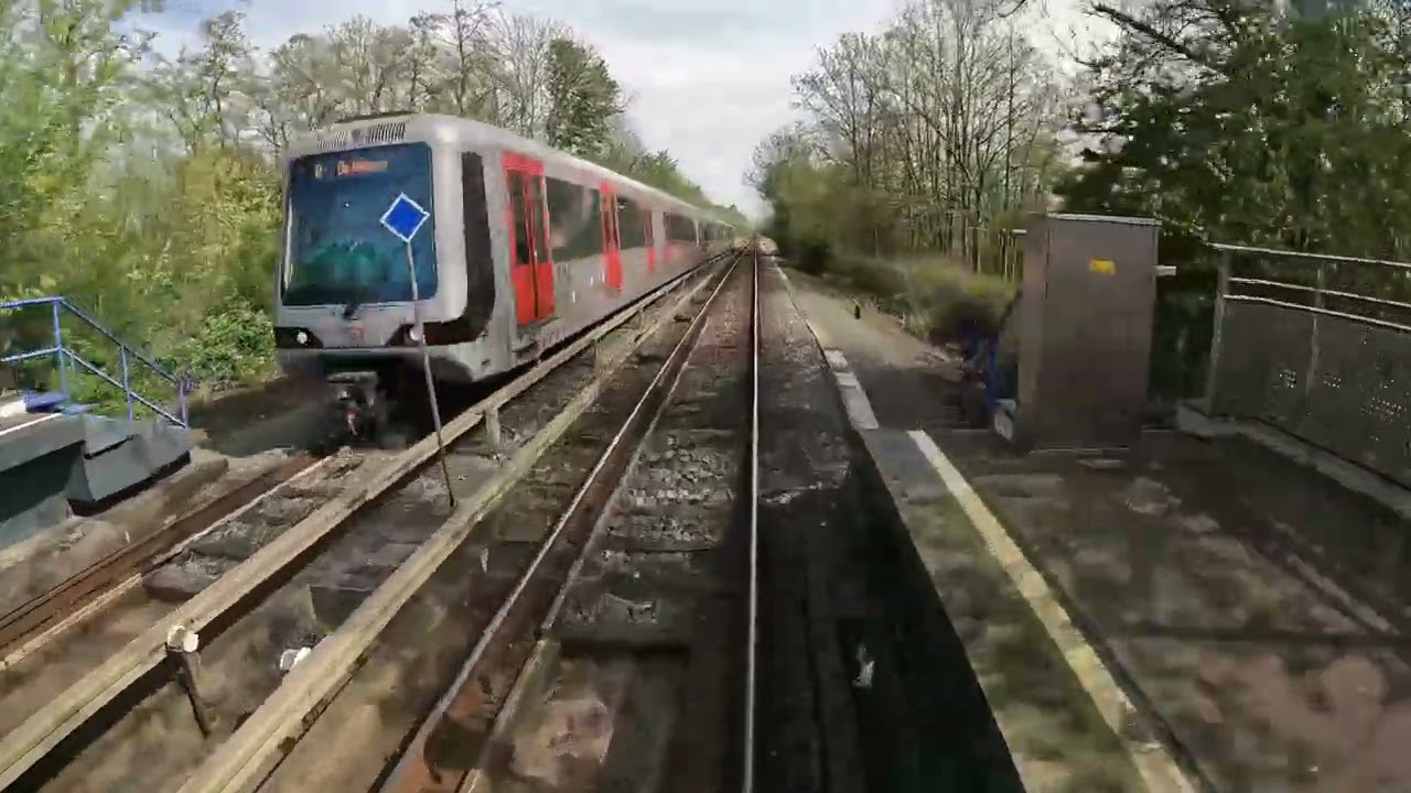 Cabinerit Metrolijn D  de Akkers naar Rotterdam Centraal