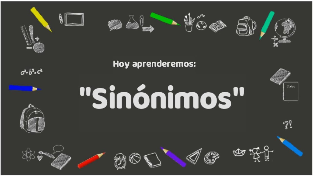 SINÓNIMOS PARA NIÑOS de NIVEL INICIAL | CLASES VIRTUALES | NIÑOS 5 AÑOS | Dia Miercoles