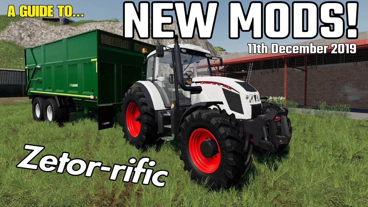 NEW MODS Zetor-rific Farming Simulator 19 PS4 (Review) 11th December 2019.