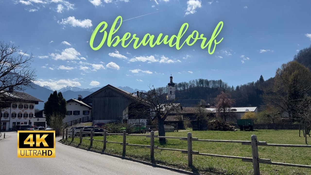 Oberaudorf, Bavaria | Hidden Alpine Village Walking Tour 4K 60fps