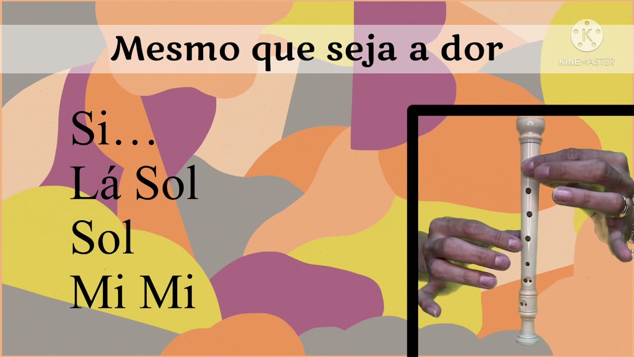 Flauta doce | Mais perto quero estar - Música fácil