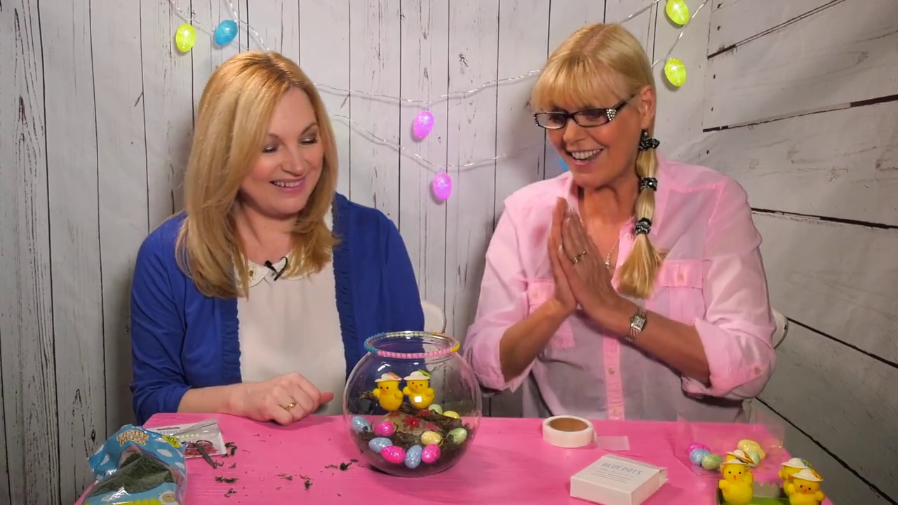Crafty Beggars make an Easter garden in a bowl