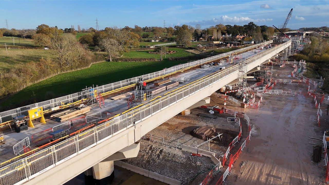 HS2 Balsall Common Viaduct/Lavender Hall Lane November 2025