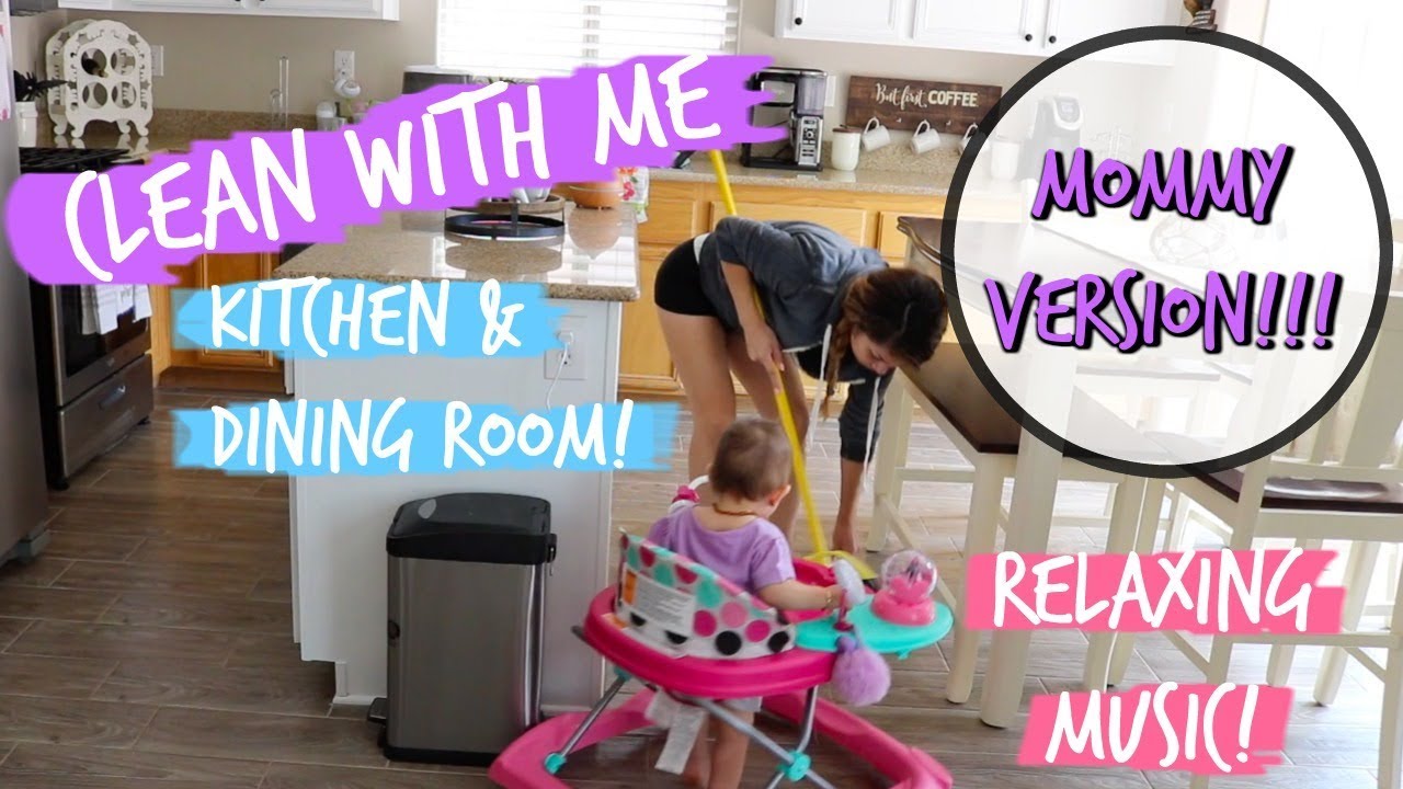 Clean with me | Kitchen and Dining Room