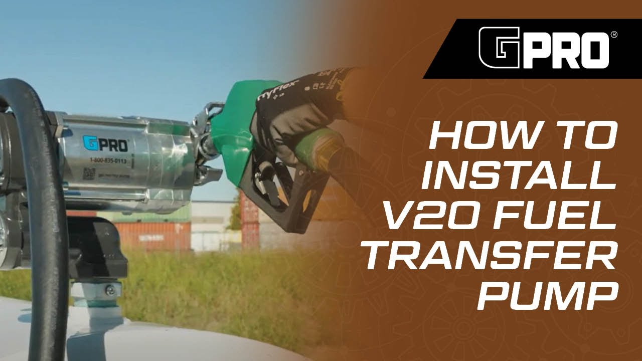 GPRO V20 Fuel Transfer Pump Installation