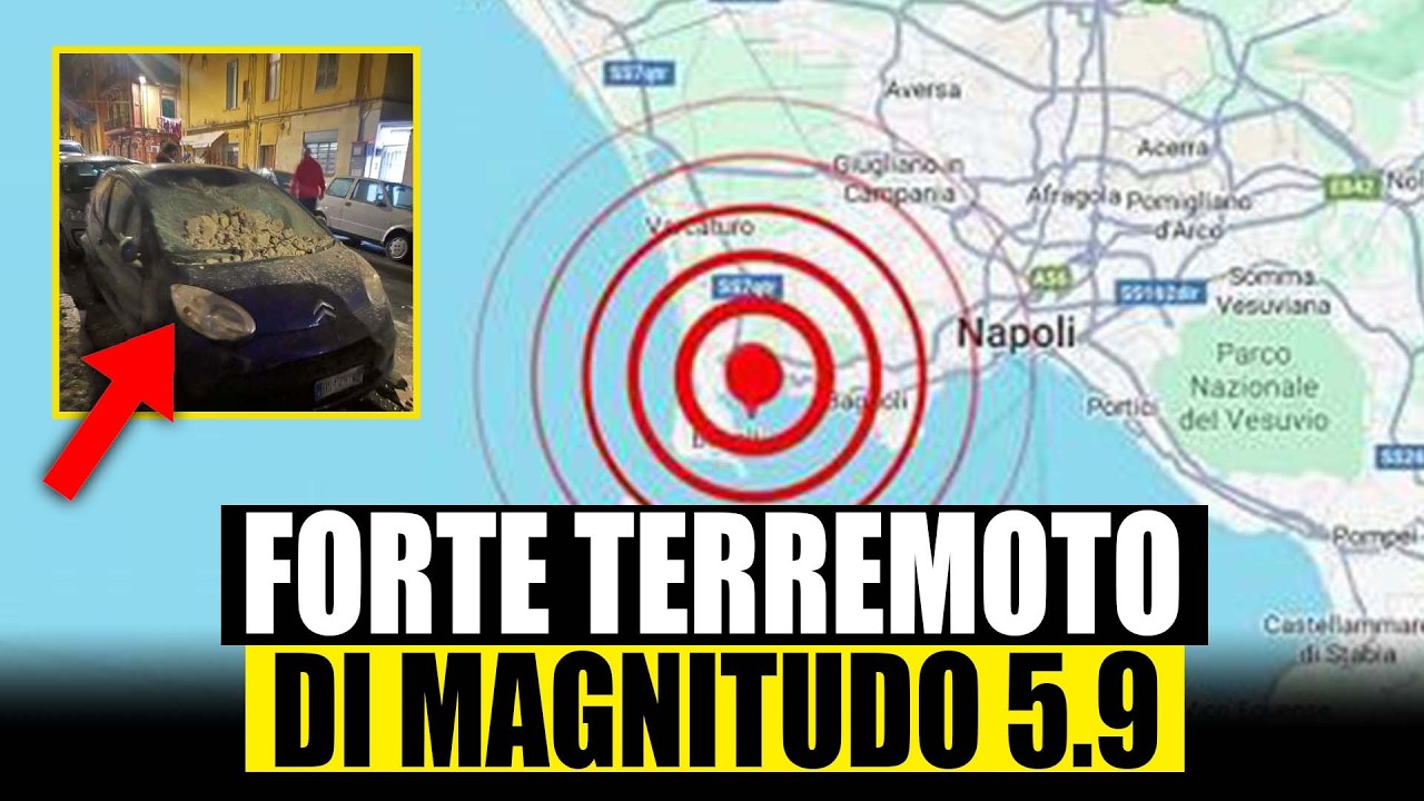TERREMOTO FORTISSIMA SCOSSA NEL SUD ITALIA: REGISTRATA MAGNITUDO DI 5.9