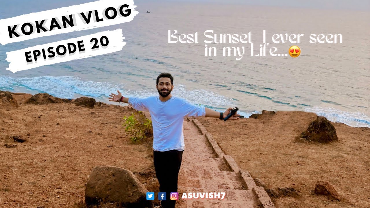 Kokan Vlog Episode 20 | Best Sunset I watched in Bhandarpule Beach | Ratnagiri