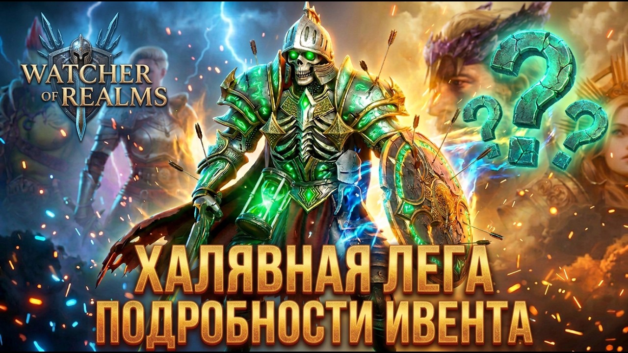 ХАЛЯВНАЯ ЛЕГА В НОВОМ СОБЫТИИ! ПОДРОБНОСТИ ИВЕНТА ПРОСТЫМ ЯЗЫКОМ #watcherofrealms
