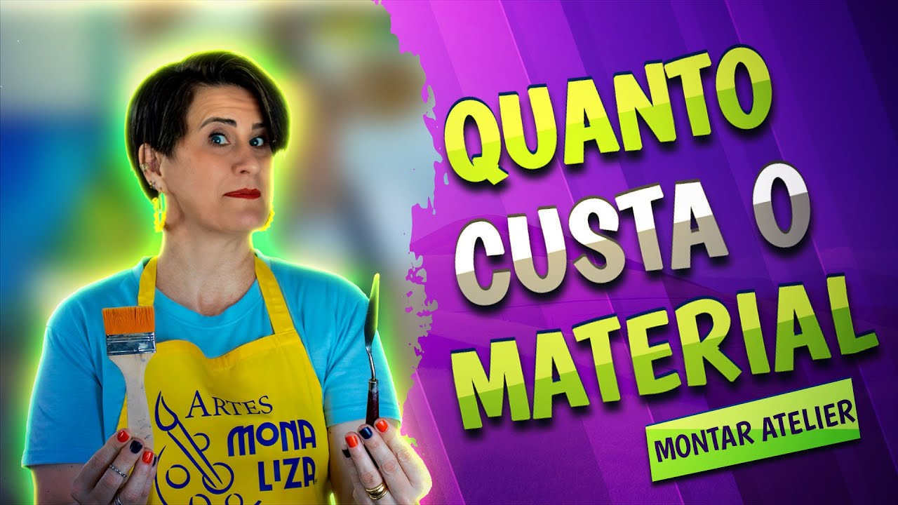 DESCUBRA QUANTO CUSTA PARA MONTAR UM ATELIER