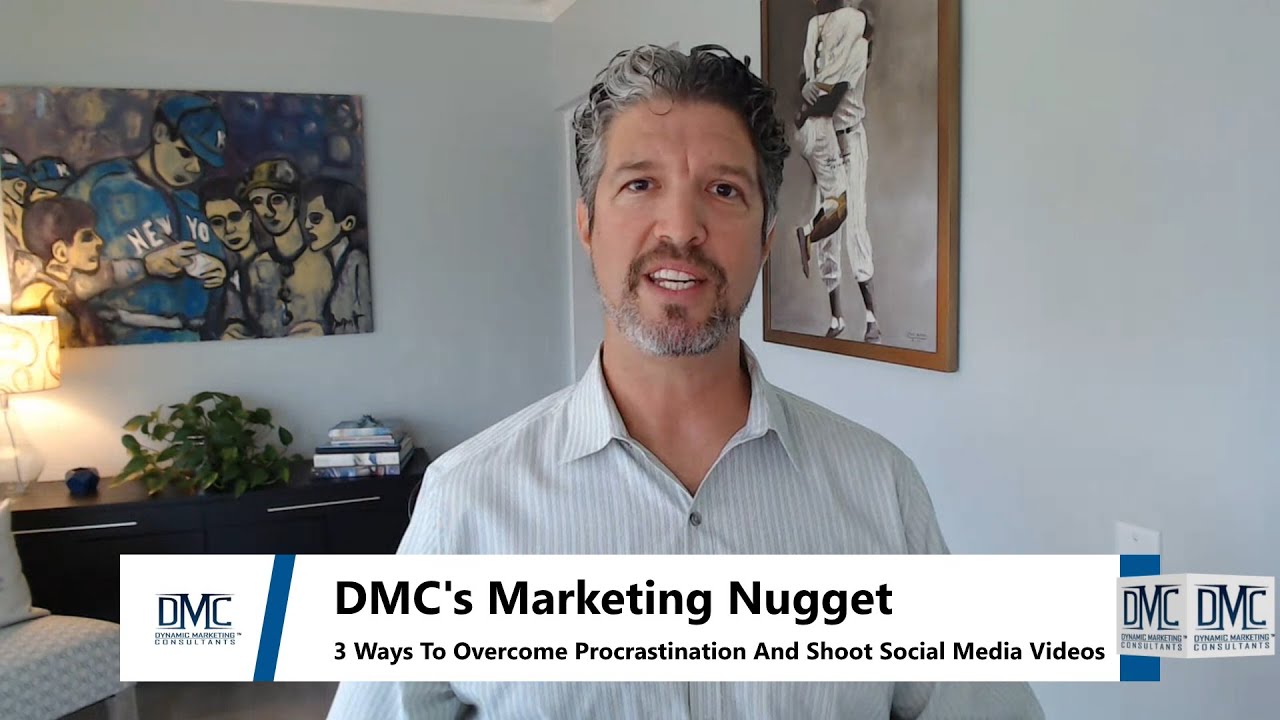 3 Ways To Stop Procrastinating and Start Producing Marketing Videos - Marketing Nugget 9-14-20